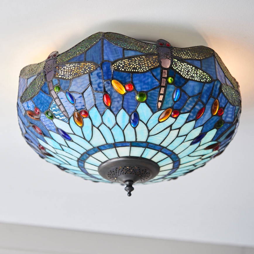 Endon 70722 - Ceiling light DRAGONFLY 2xE27/60W/230V d. 41 cm