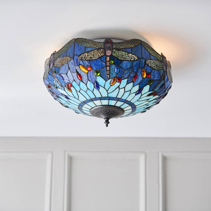 Endon 70722 - Ceiling light DRAGONFLY 2xE27/60W/230V d. 41 cm
