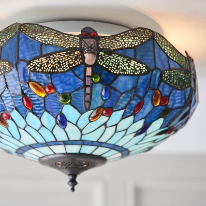 Endon 70722 - Ceiling light DRAGONFLY 2xE27/60W/230V d. 41 cm