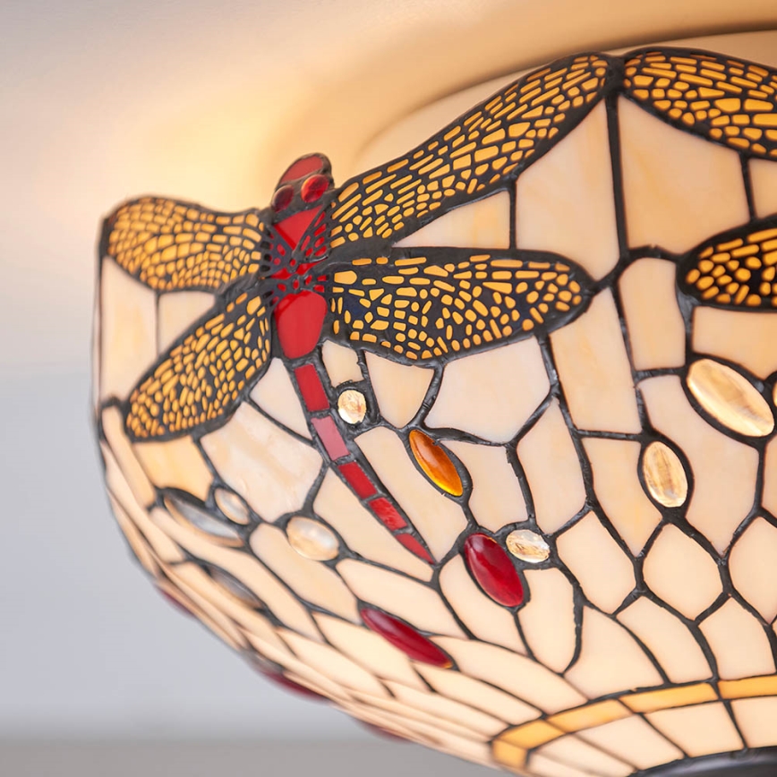 Endon 70723 - Ceiling light DRAGONFLY 2xE27/60W/230V d. 41 cm