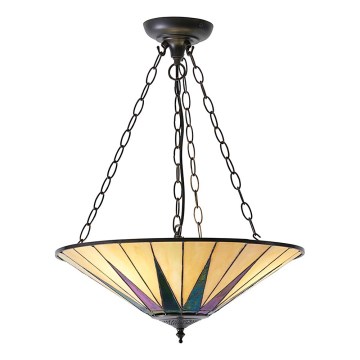 Endon 70754 - Chandelier on a chain DARK STAR 3xE27/60W/230V d. 49 cm