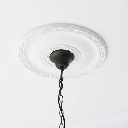 Endon 70824 - Chain-hung Tiffany DRAGONFLY chandelier, 3 x E27 / 60W / 230V, dia. 41 cm