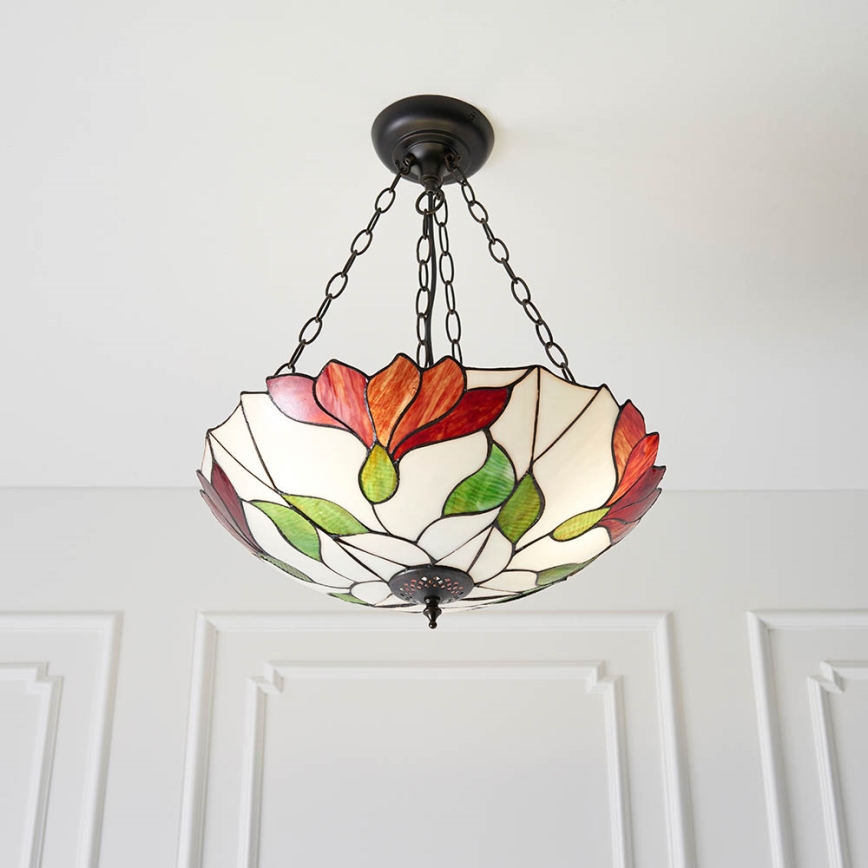 Endon 70946 - Chandelier on a chain BOTANICA 3xE27/60W/230V d. 45 cm