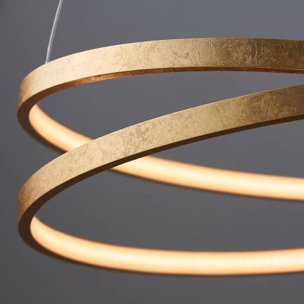 Endon 72479 - LED Chandelier on a string SCRIBBLE LED/31,5W/230V 3000K gold