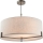 Endon 72635 - Chandelier on a pole HAYFIELD 3xE27/40W/230V matte chrome/grey