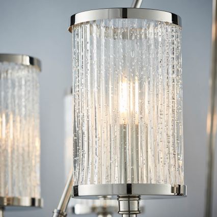Endon 74128 - Chandelier on a chain EASTON 6xE14/6W/230V shiny chrome