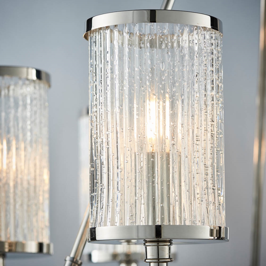 Endon 74128 - Chandelier on a chain EASTON 6xE14/6W/230V shiny chrome