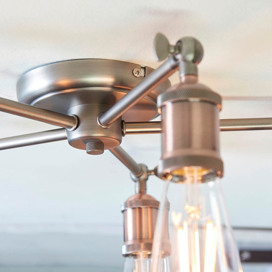 Endon 76336 - Spotlight HAL 5xE27/10W/230V bronze/copper