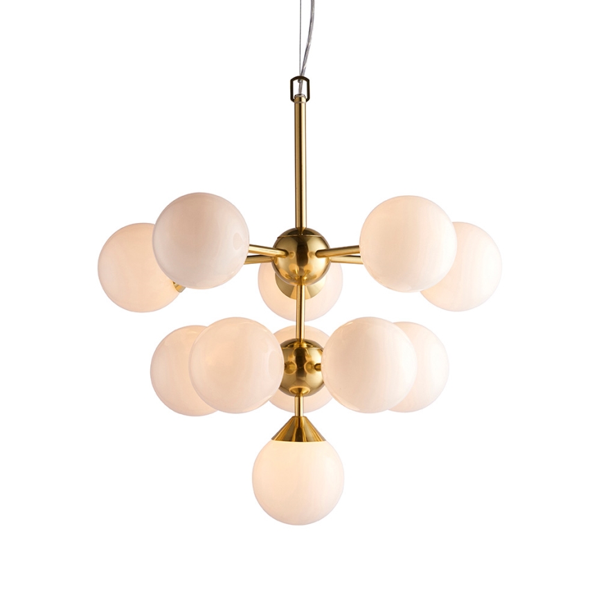 Endon 76500 - Chandelier on a string OSCAR 11xG9/18W/230V brass