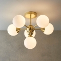 Endon 76501 - OSCAR 6-Light Rod Chandelier 6xG9/5W/230V Gold