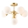 Endon 76501 - OSCAR 6-Light Rod Chandelier 6xG9/5W/230V Gold