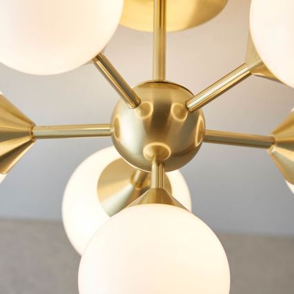 Endon 76501 - OSCAR 6-Light Rod Chandelier 6xG9/5W/230V Gold