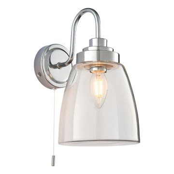 Endon 77088 - ASHBURY Bathroom Wall Light 1xE14/4W/230V IP44 Polished Chrome