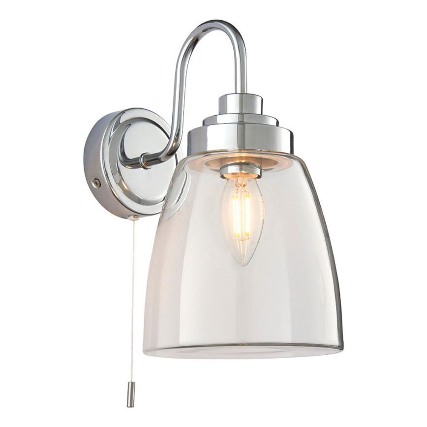 Endon 77088 - ASHBURY Bathroom Wall Light 1xE14/4W/230V IP44 Polished Chrome