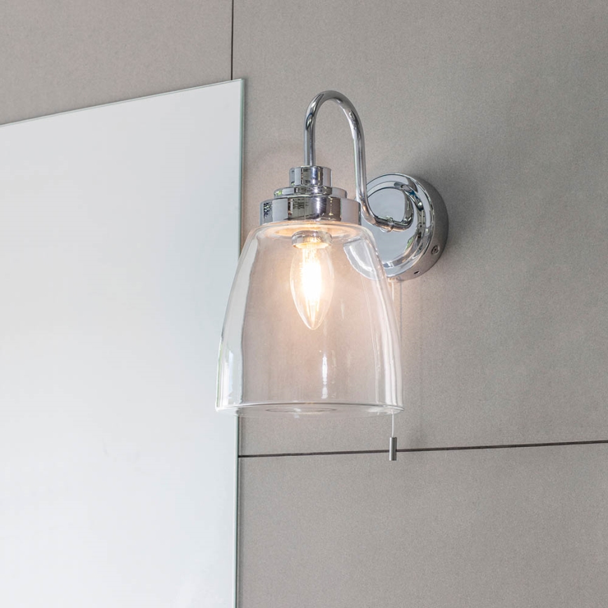 Endon 77088 - ASHBURY Bathroom Wall Light 1xE14/4W/230V IP44 Polished Chrome