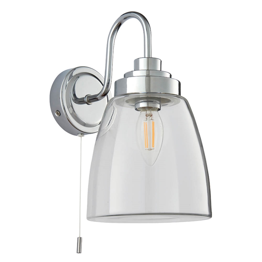 Endon 77088 - ASHBURY Bathroom Wall Light 1xE14/4W/230V IP44 Polished Chrome