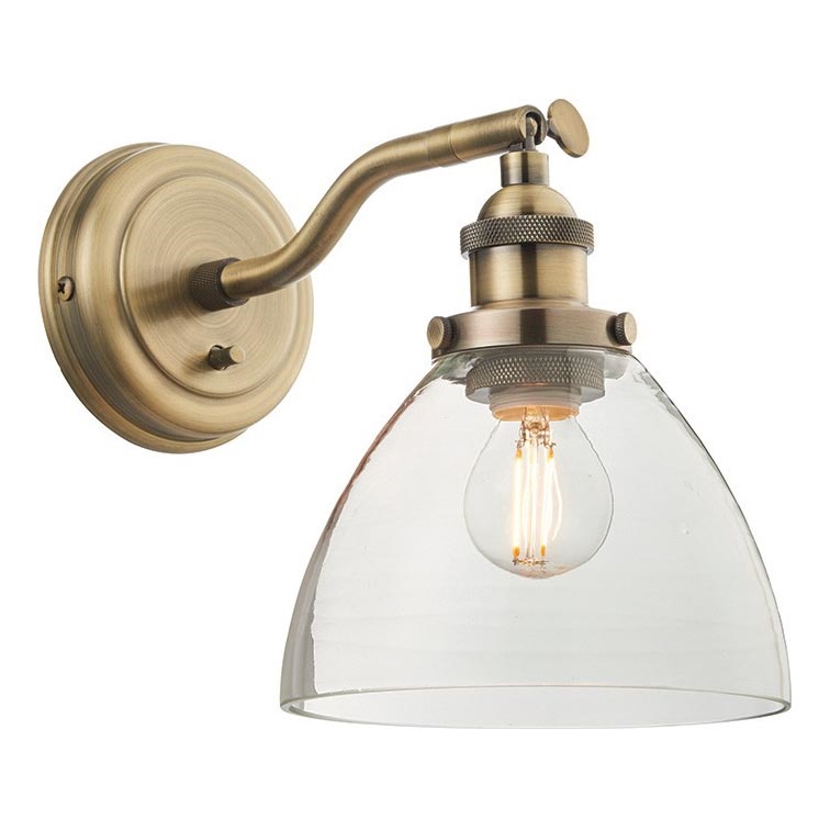 Endon 77273 - Wall spotlight HANSEN 1xE14/40W/230V brass