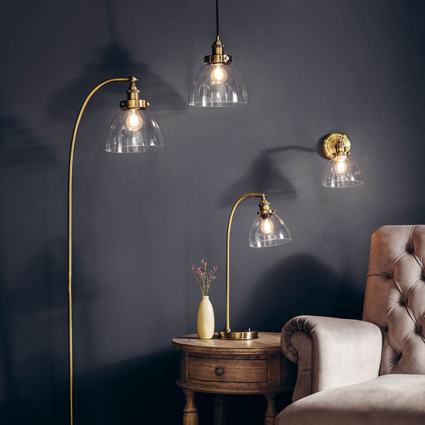 Endon 77273 - Wall spotlight HANSEN 1xE14/40W/230V brass