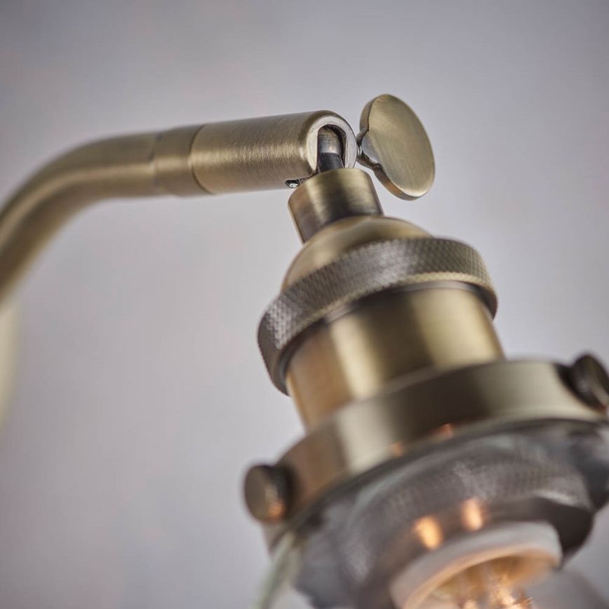 Endon 77273 - Wall spotlight HANSEN 1xE14/40W/230V brass