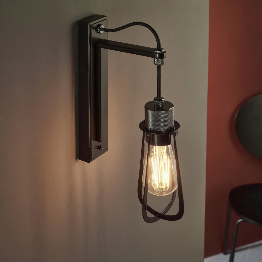 Endon 80950 - Wall light URBAN 1xE27/6W/230V black