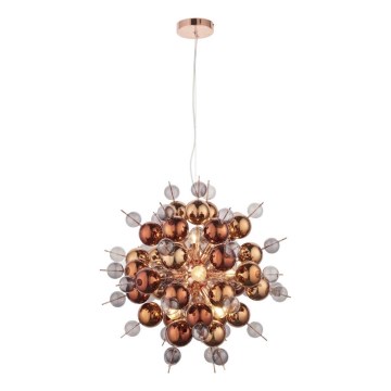 Endon 81584 - Chandelier on a string JOULES 9xE14/7W/230V copper