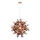 Endon 81584 - Chandelier on a string JOULES 9xE14/7W/230V copper