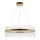 Endon 81908 - LED Dimmable chandelier on a string ADRIEL LED/58W/230V 3000K d. 70 cm gold/clear