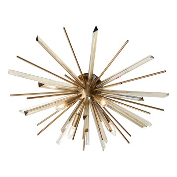 Endon 81937 - 4-Light Ceiling Fixture 4xE14/40W/230V, Ø 80 cm, Gold Finish