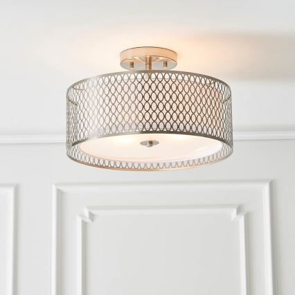 Endon 81966 - Surface-mounted chandelier CORDERO 3xE27/10W/230V matte chrome