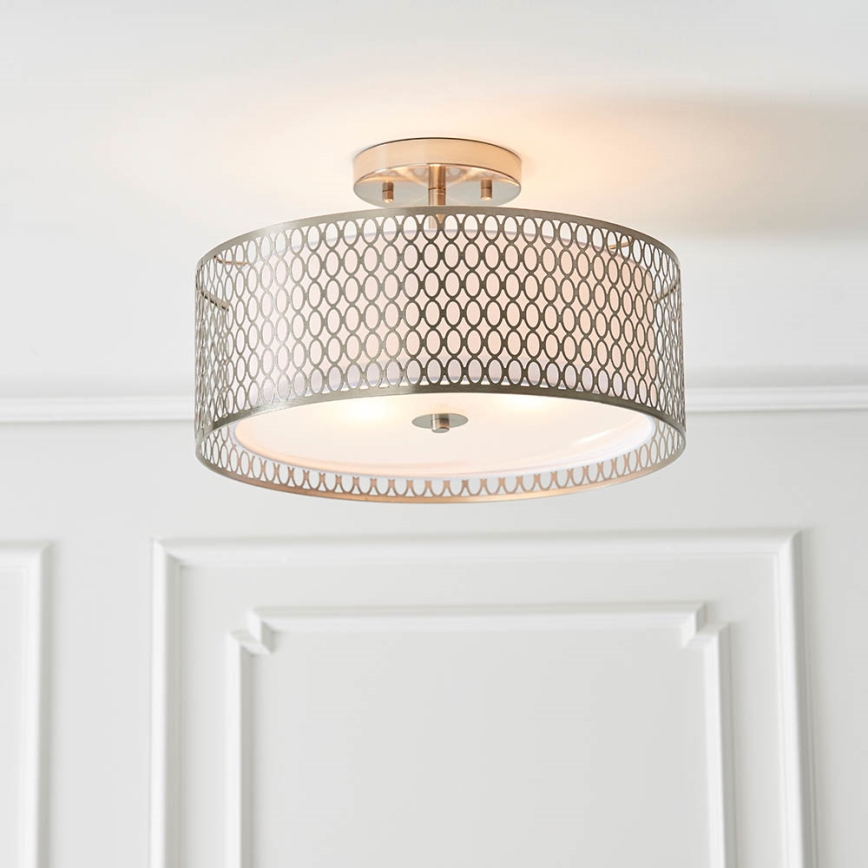 Endon 81966 - Surface-mounted chandelier CORDERO 3xE27/10W/230V matte chrome