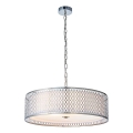 Endon 81969 - Chandelier on a chain CORDERO 3xE27/10W/230V matte chrome