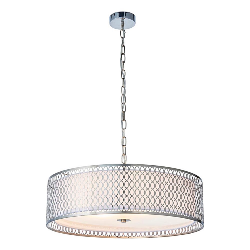 Endon 81969 - Chandelier on a chain CORDERO 3xE27/10W/230V matte chrome