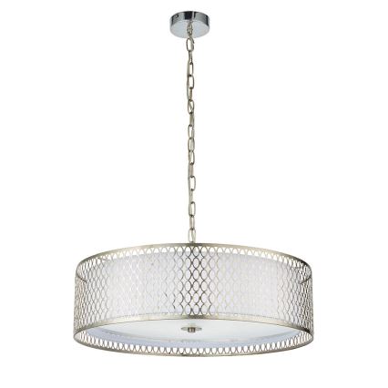 Endon 81969 - Chandelier on a chain CORDERO 3xE27/10W/230V matte chrome