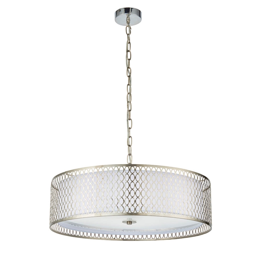 Endon 81969 - Chandelier on a chain CORDERO 3xE27/10W/230V matte chrome