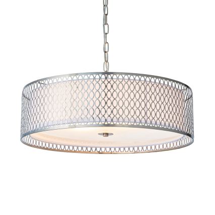 Endon 81969 - Chandelier on a chain CORDERO 3xE27/10W/230V matte chrome