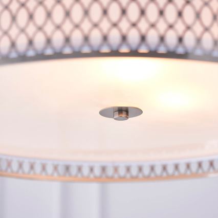 Endon 81969 - Chandelier on a chain CORDERO 3xE27/10W/230V matte chrome