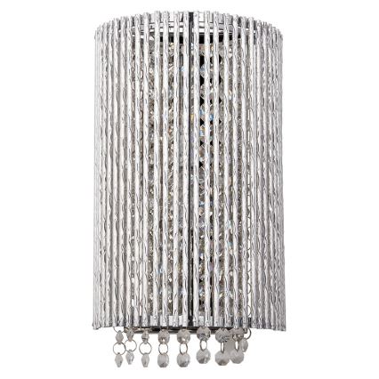 Endon 81978 - Crystal wall light GALINA 2xG9/25W/230V shiny chrome
