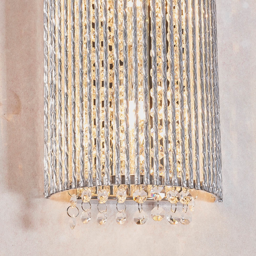 Endon 81978 - Crystal wall light GALINA 2xG9/25W/230V shiny chrome