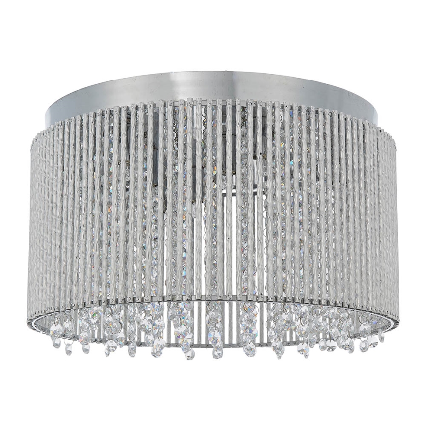 Endon 81980 - Crystal ceiling light GALINA 10xG9/25W/230V matte chrome