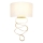 Endon 82070 - Wall Light 1xE27/10W/230V White/Brass