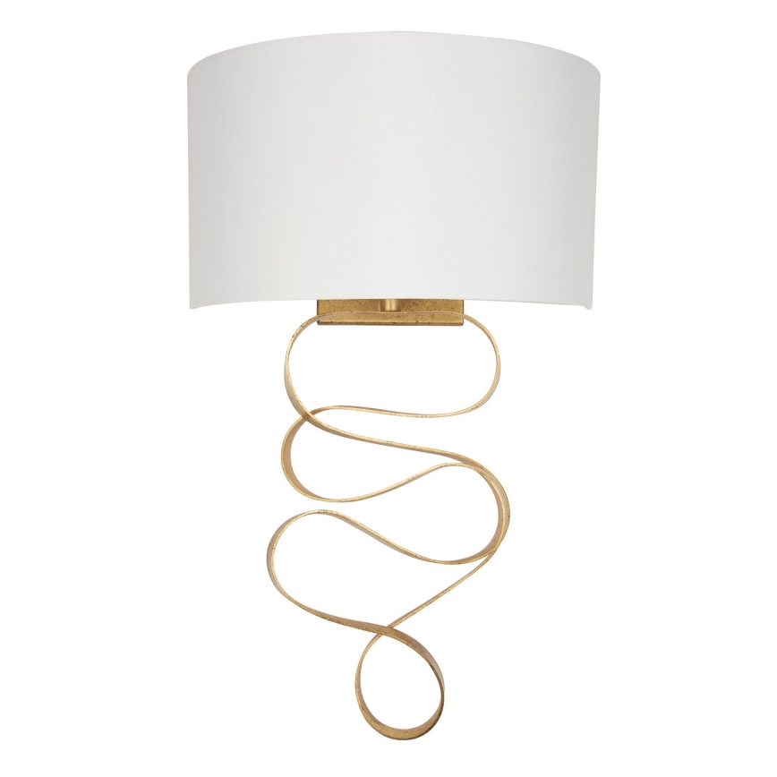 Endon 82070 - Wall Light 1xE27/10W/230V White/Brass