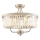 Endon 90264 - Flush-mount chandelier CHESTERFIELD 3xE14/6W/230V diam. 45 cm polished chrome