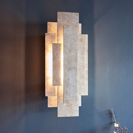 Endon 90451 - Wall light ALZARE 2xG9/3W/230V white patina