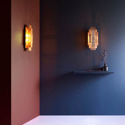 Endon 90451 - Wall light ALZARE 2xG9/3W/230V white patina