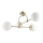 Endon 90843 - ONTARIO flush-mounted chandelier 4xE14/7W/230V brass