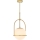 Endon 90844 - ONTARIO Rod-Mounted Pendant Light 1xE27/10W/230V, Brass