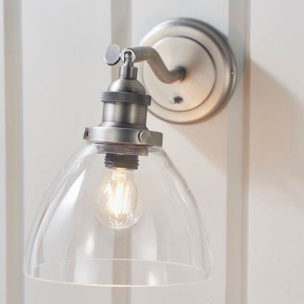Endon 91739 - HANSEN Wall Spotlight 1xE14/40W/230V Matte Chrome