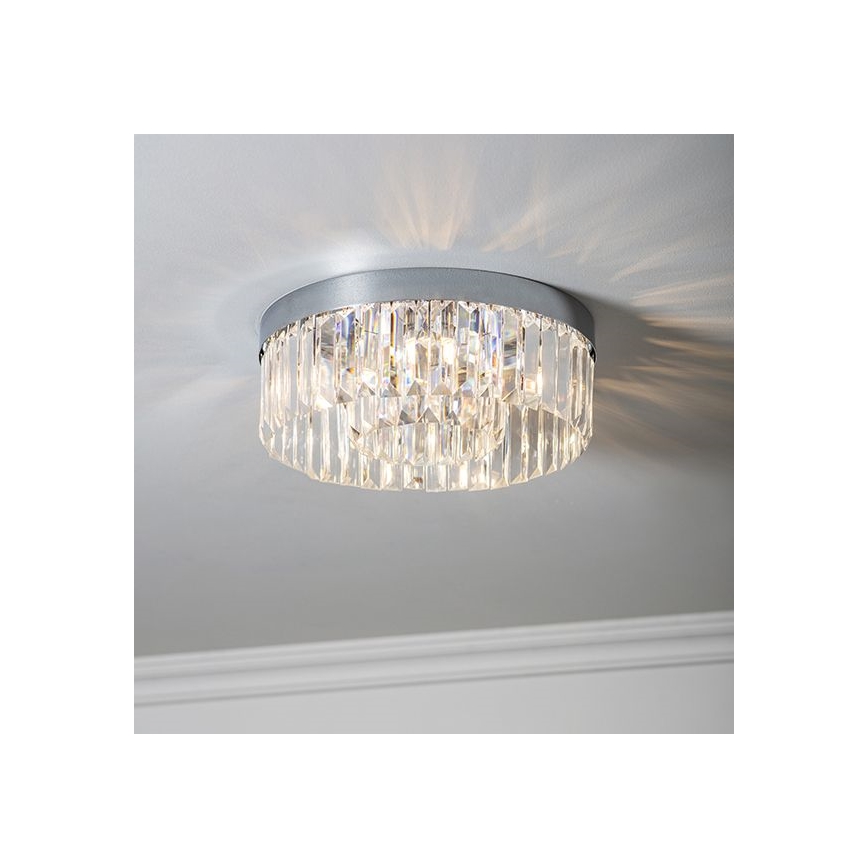 Endon 91811 - SHIMMER Bathroom Ceiling Light 5xG9/18W/230V IP44 Polished Chrome