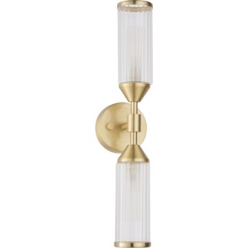 Endon 92229 - TOUR Wall Light 2xG9/3W/230V Brass