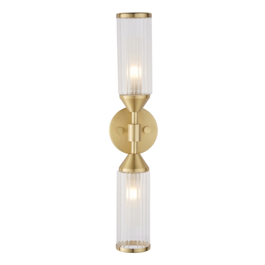 Endon 92229 - TOUR Wall Light 2xG9/3W/230V Brass